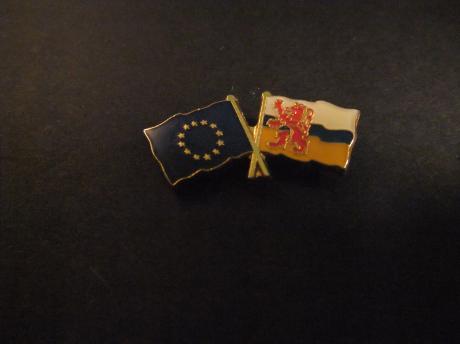 Oprichting Europese Unie.Verdrag van Maastricht vlag